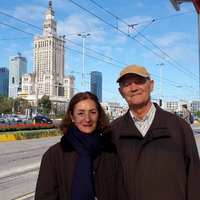 Olga y Emilio en Varsovia